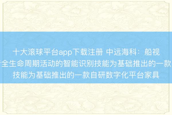 十大滚球平台app下载注册 中远海科:船视宝是公司以船舶飞行全生命周期活动的智能识别技能为基础推出的一款自研数字化平台家具